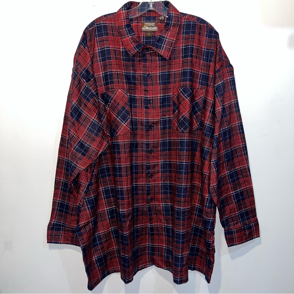 Outlaw Red and Blue Checkered Men's Shirt